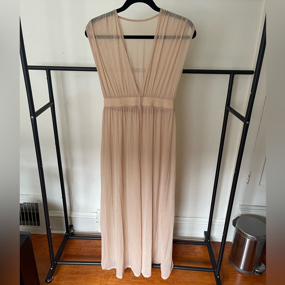 Nude mesh cover up🤩